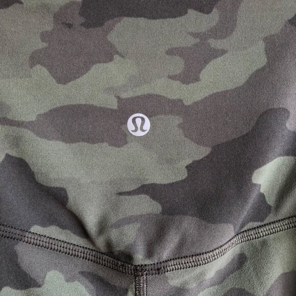 Lululemon Align Pant II 25" Size 4 Heritage 365 Camo Green Twill Multi - Picture 6 of 11